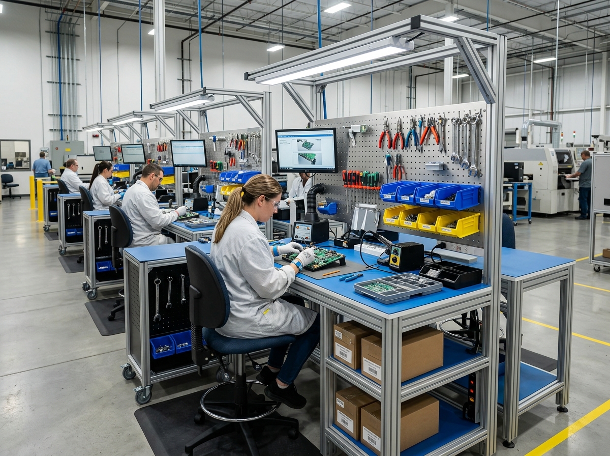 Mesas y Estaciones de Trabajo Ergonómicas